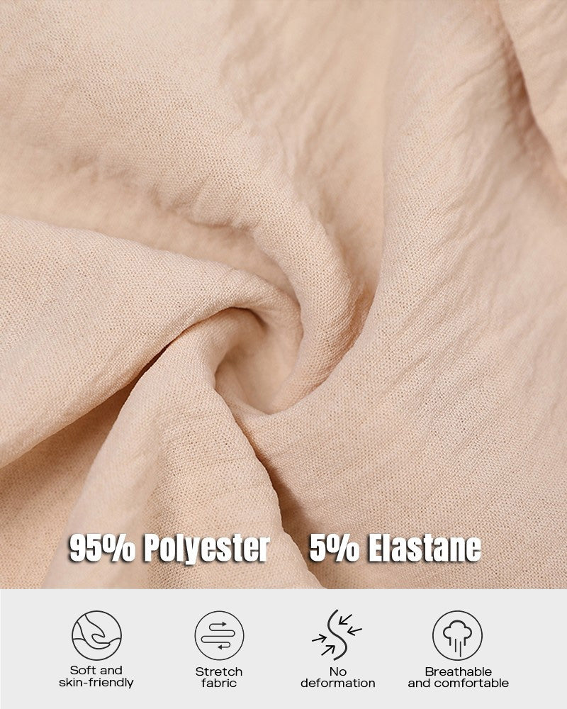 Long Sleeve Button Down Drawstring Shirt Dress