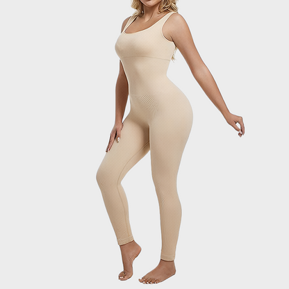 Seamless Square Neck Sport Jumpsuit