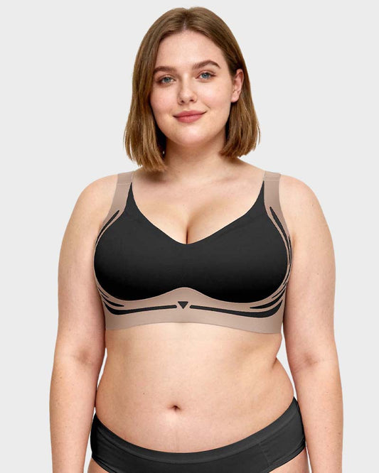 Anti-Sagging Support Shockproof Sports Fixed Cup Bra For Women