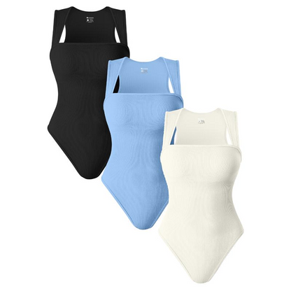 Curvevera™ Ribbed Snatching Bodysuit