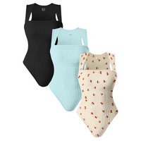 Black+Sea blue+Cherry beige