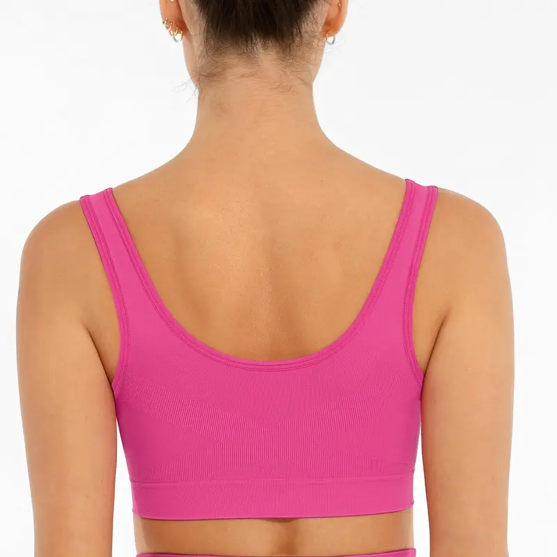 Wide Shoulder Strap Wireless T-Shirt Bra