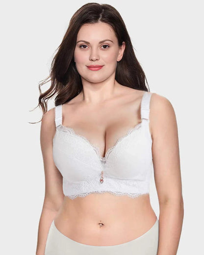 Lace Underwire Padded Push Up Bra