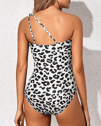 One Shoulder One Piece Swimsuit for Women