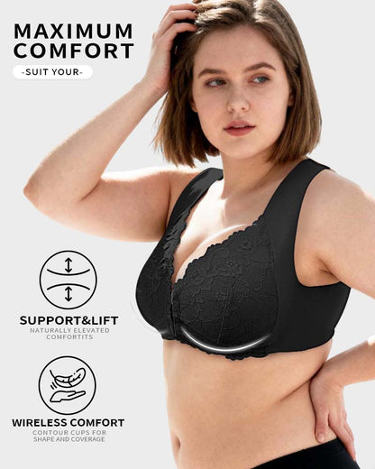 Front Closure '5D' Shaping  Wireless Bra