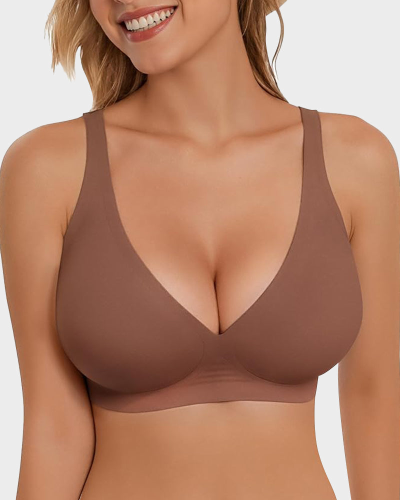 Comfort Fit  Seamless Deep V Wireless Bra