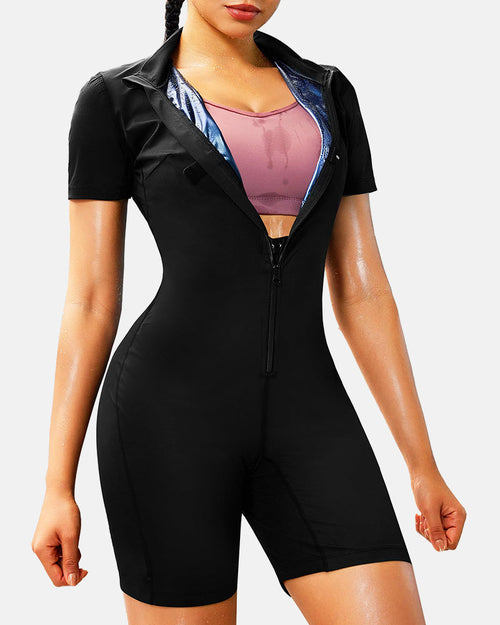 Women's Full Body Sauna Suit for Waist Training and Belly Fat Workouts