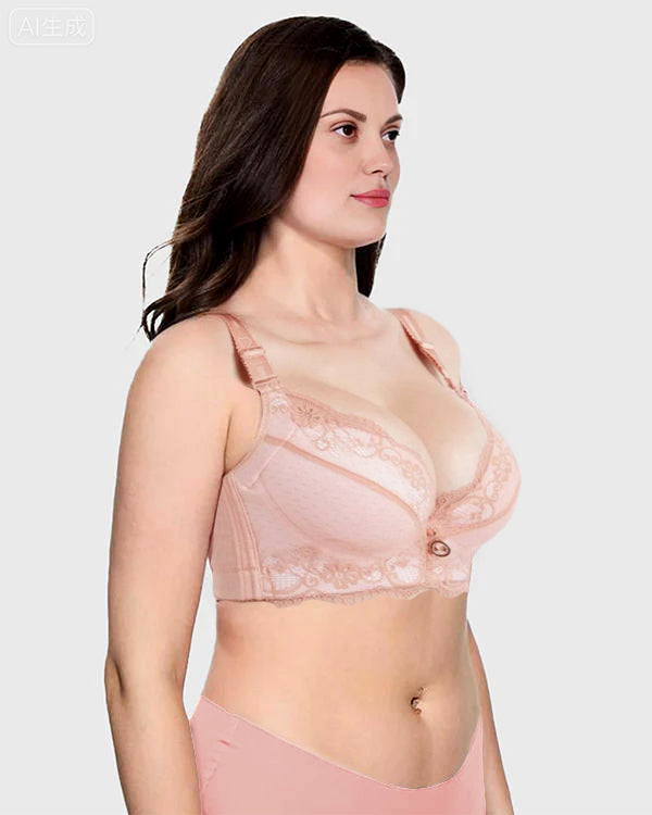 Lace Underwire Padded Push Up Bra