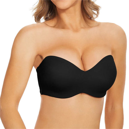 Full Support Non-Slip Convertible Bandeau Bra