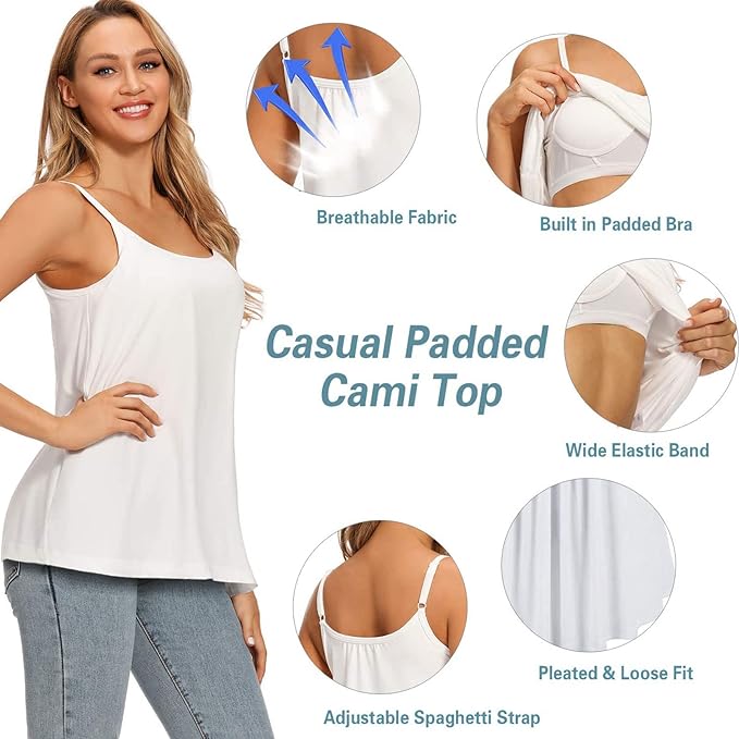 Loose-fitting Tank Top With Built-in Bra