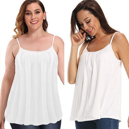 Loose-fitting Tank Top With Built-in Bra