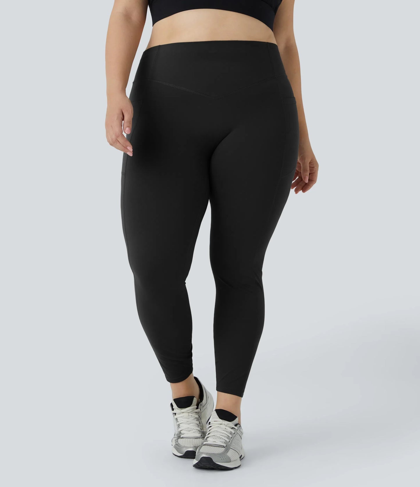 High Waisted Tummy Control Shaping Training Leggings Plus size