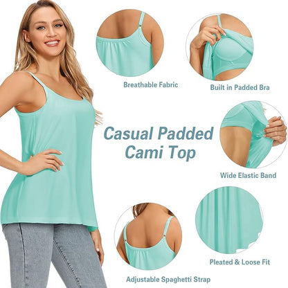Loose-fitting Tank Top With Built-in Bra