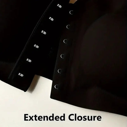 Nahtloser trägerloser Bandeau-BH mit Frontverschluss 