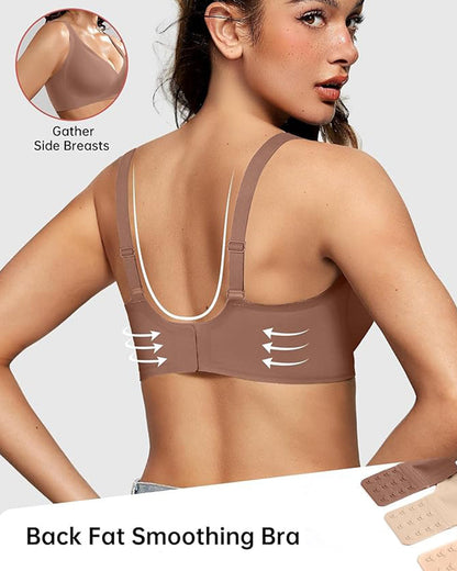 Comfort Fit  Seamless Deep V Wireless Bra