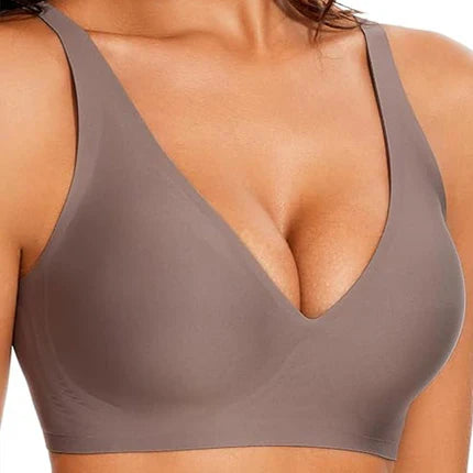 Comfort Fit  Seamless Deep V Wireless Bra