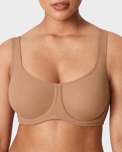 Full Coverage Unlined Underwire Bra