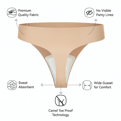 Seamless Comfortable Invisible Thong