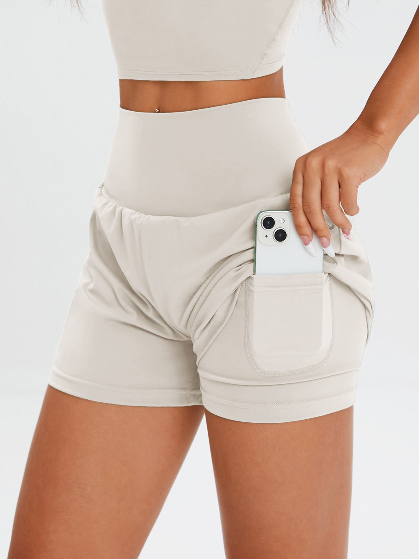 Woman's Super High Waisted Shorts