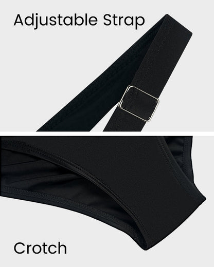 Ruched Tie-Knot Tummy Control One-Piece Swimsuit