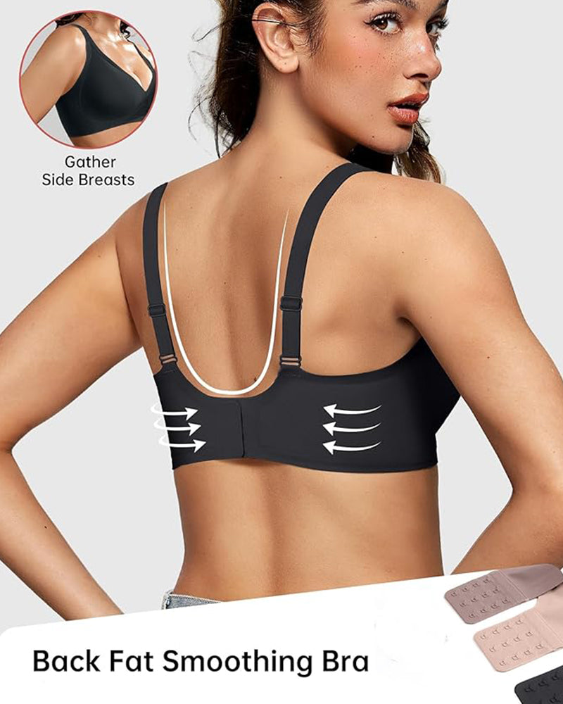 Comfort Fit  Seamless Deep V Wireless Bra