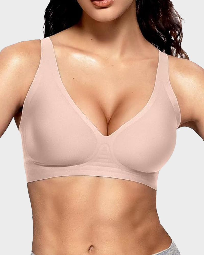 Comfort Fit  Seamless Deep V Wireless Bra