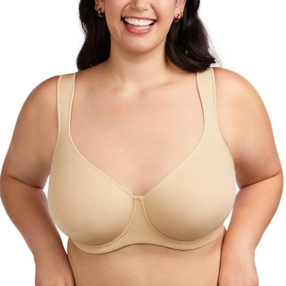 Soft Plus Size Full Coverage Unlined Minimizer Bra