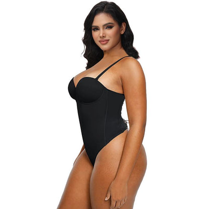Bodysuit Back Lace-up Shapewear