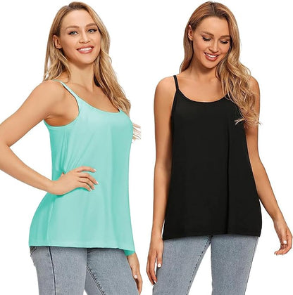 Loose-fitting Tank Top With Built-in Bra