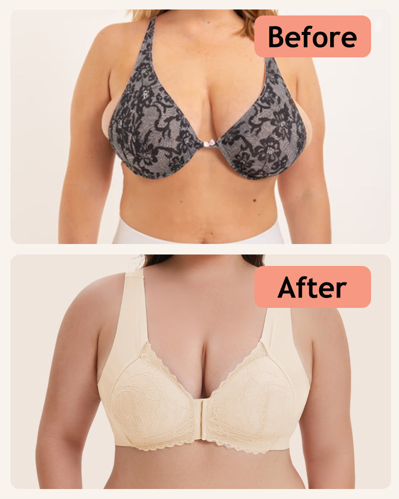 Front Closure '5D' Shaping  Wireless Bra